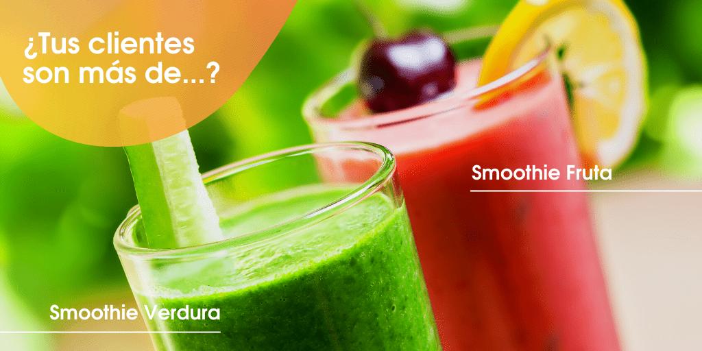 Smoothies de frutas y verduras Zumit