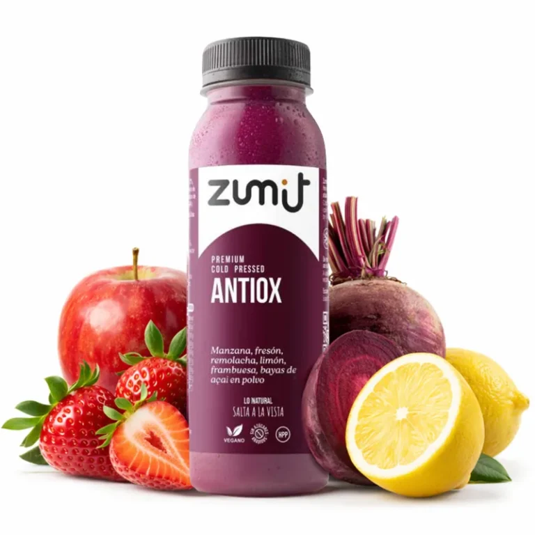 Zumo Cold Press Premium Antiox HPP de Zumit - caja de 8 unidades