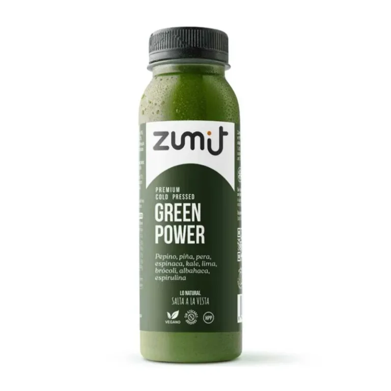 Zumo Cold Press Premium Green Power HPP de Zumit - caja de 8 unidades