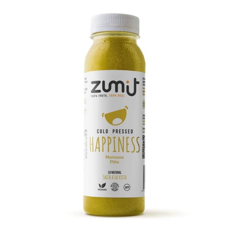 Zumo Cold Press Squeeze Happiness HPP de Zumit - caja de 8 unidades