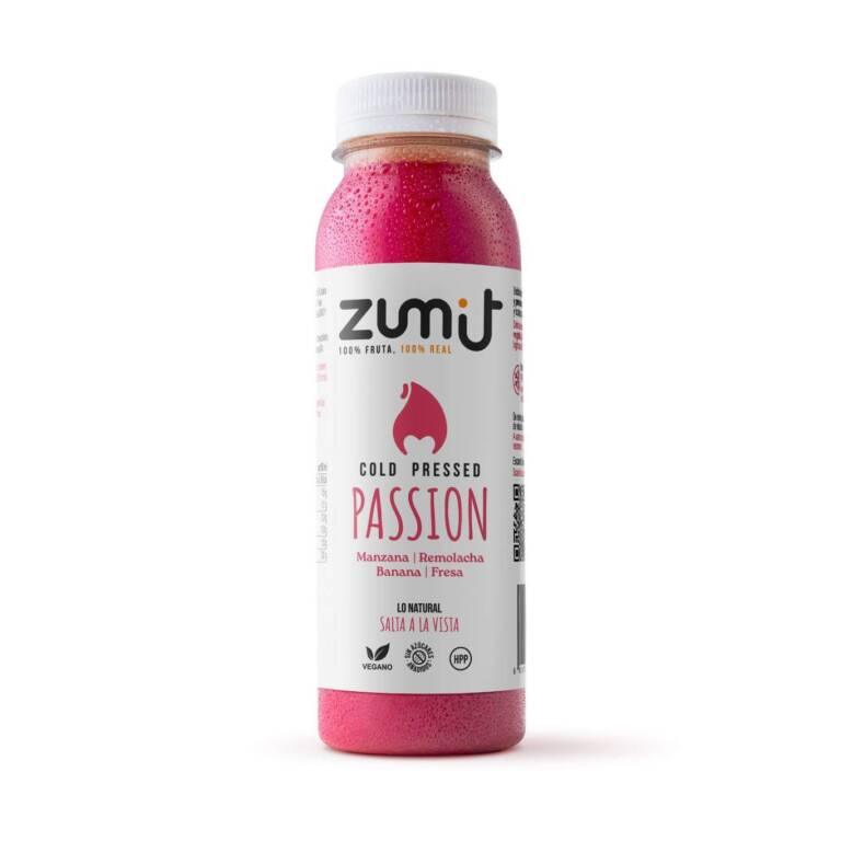 Zumo Cold Pressed Squeeze Passion HPP de Zumit - caja de 8 unidades